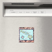 Hawaïaanse tapa magneet (Insitu (Vaatwasser))