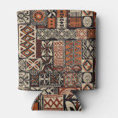 Hawaïaanse tapa: Tribale lappendeken Blikjeskoeler (Achterkant)