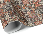 Hawaïaanse tapa: Tribale lappendeken Cadeaupapier (Rol Hoek)