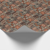 Hawaïaanse tapa: Tribale lappendeken Cadeaupapier (Hoek)