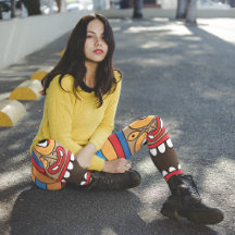 Hawaïaanse Tiki Capri Leggings