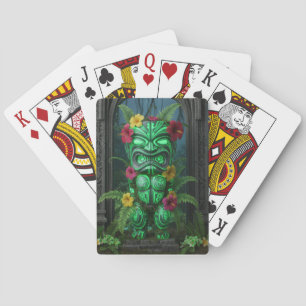 Hawaiaanse Tiki God Speelkaarten