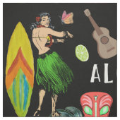 Hawaïaanse Tiki-stof Stof (Swatch)