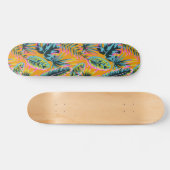 Hawaïaanse tropische bladeren en Planten print Persoonlijk Skateboard (Horizontaal)