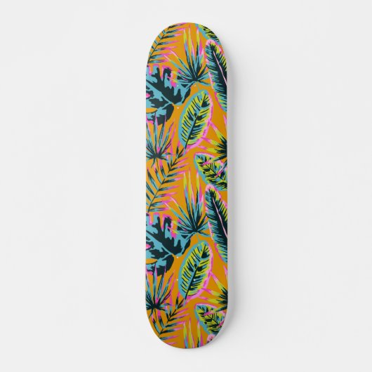 Hawaïaanse tropische bladeren en Planten print Persoonlijk Skateboard (Voorkant)