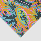 Hawaïaanse tropische bladeren en Planten printpatr Tissuepapier (Detail)