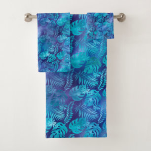 HAWAÏAANSE TROPISCHE BLAUWE SAFFIER BADKAMER HANDD BAD HANDDOEK
