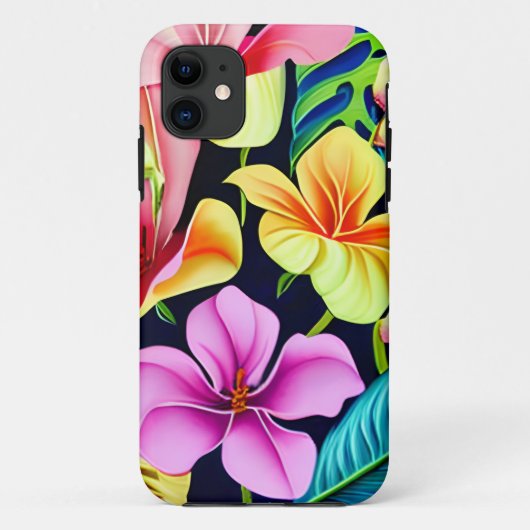 Hawaïaanse tropische bloei Case-Mate iPhone case (Achterkant)