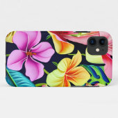 Hawaïaanse tropische bloei Case-Mate iPhone case (Achterkant (horizontaal))