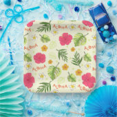 Hawaiaanse Tropische Bloem Papieren Bordje (Feest)