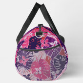Hawaïaanse tropische bloemen aloha print plunjezak (Rechts)