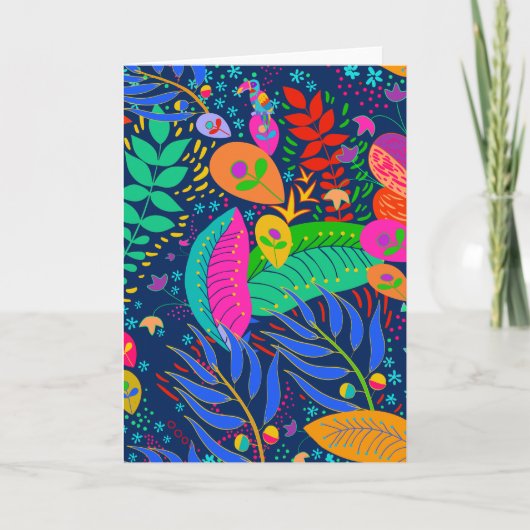 Hawaiaanse tropische jungle kaart (Voorkant)