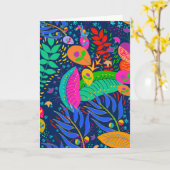 Hawaiaanse tropische jungle kaart (Gele Bloem)