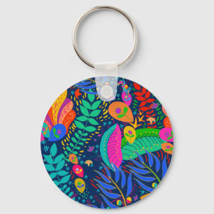 Hawaiaanse Tropische Jungle Sleutelhanger