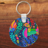 Hawaiaanse Tropische Jungle Sleutelhanger (Voorkant)