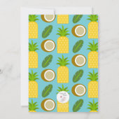 Hawaïaanse Tropische Luau Feest Kaart (Achterkant)