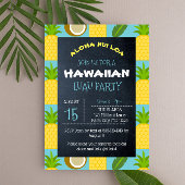 Hawaïaanse Tropische Luau Feest Kaart