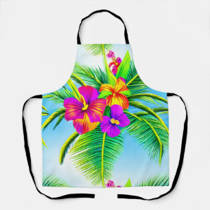 Hawaïaanse Tropische Naadloos Patroon Schort