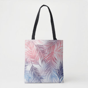 Hawaïaanse tropische palmen: stijlvol naadloos tote bag