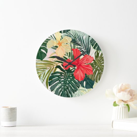 Hawaïaanse tropische planten, kleurrijke bloemen. grote klok (Huis)