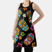 Hawaïaanse tropische print schort (Insitu)