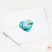 HAWAÏAANSE TROPISCHE SURVEN KUNST HART STICKER (Envelop)