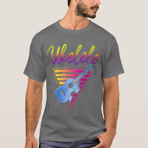 Hawaiaanse Ukulele Uke 80S 90S Ukulele vintage T-shirt