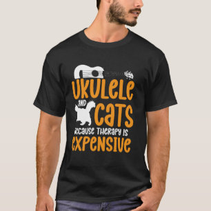 Hawaiaanse Ukulele Uke Kat Ukulele En Katten Omdat T-shirt