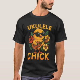 Hawaiaanse Ukulele Uke Kip Ukulele Kuiken T-shirt