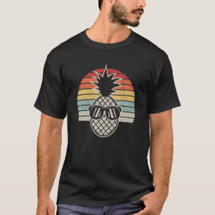 Hawaiaanse vakantie zonnebril ananas aloha Hawaï T-shirt