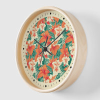 Hawaïaanse vibe kleurrijke tropische bloemen patro