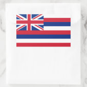 Hawaïaanse vlag rechthoekige sticker (Tas)