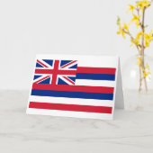 Hawaiaanse vlag, vlag van Hawaï Kaart (Gele Bloem)