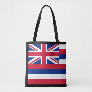 Hawaiaanse vlag, vlag van Hawaï Tote Bag