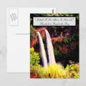 Hawaiaanse woorden en citaten briefkaart (Voorkant / Achterkant)