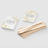 Hawaïaanse Zachte Zon Witte Bloemen Kerstverlichti Handwaaier (Niet-gemonteerd)