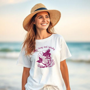 Hawaïaanse zeemeermin-zout, sassy en splash t-shirt