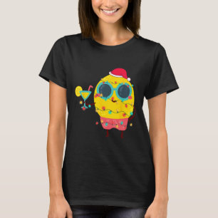 Hawaiaanse Zomer Tropische Kerst Lemmetje Grappige T-shirt
