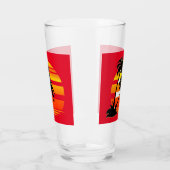 Hawaiaanse Zonsondergang Drinkglas Glas (Links)