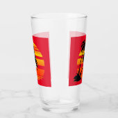 Hawaiaanse Zonsondergang Drinkglas Glas (Rechts)
