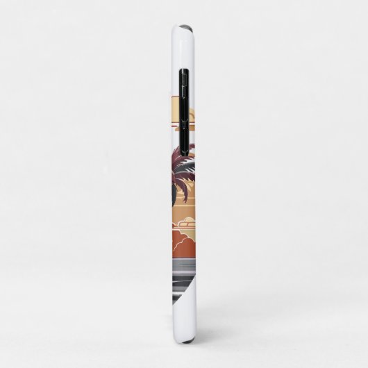 Hawaïaanse zonsondergang met palmboom. Case-Mate iPhone case (Achterkant/links)