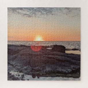 Hawaiaanse zonsondergang ocean landschapsfoto legpuzzel