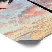 Hawaiaanse zonsondergang poster (Hoek)