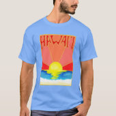 Hawaïaanse zonsondergang vanaf Kona T-shirt (Voorkant)