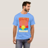 Hawaïaanse zonsondergang vanaf Kona T-shirt (Voorkant volledig)