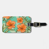 HAWAÏAN ART BAGAGELABEL (Voorkant horizontaal)