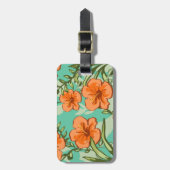 HAWAÏAN ART BAGAGELABEL (Voorkant verticaal)