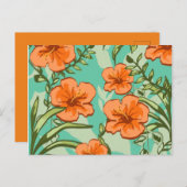 HAWAÏAN ART BRIEFKAART (Voorkant / Achterkant)