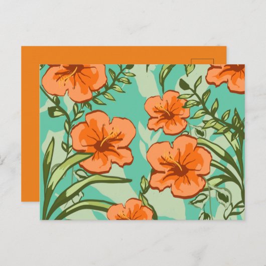 HAWAÏAN ART BRIEFKAART (Voorkant / Achterkant)