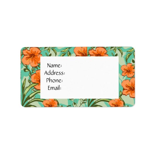 HAWAÏAN ART LABEL (Voorkant)